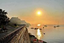Corfu Town, sunrise