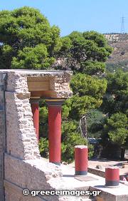 Crete Knossos in Heraklion county